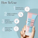 Glamveda Rice & Ceramide Korean Glass Skin Peel off Mask | Reduces Signs of Ageing | For Dry & Dull Skin Brightening & Even Tones Complexion | Peel off Face Mask for Men & Women | 60gm - Image 4