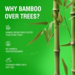 Beco Bamboo Facial Tissue Paper Box-Soft Pack | 200 pulls x 6 packs | Super Soft, Skin Friendly & Highly Absorbent Face Tissue Napkins | Car Tissues | 100% Natural & Ecofriendly | 2 ply-1200 Pulls - Image 4