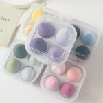 Makeup Sponge Set, Pack of 4, for Seamless Foundation Blending - Image 2