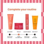 Foxtale Cherry-Collagen Whipped Clay Mask | Vegan Collagen + Glycolic Acid + PHA + Cherry Beads | Hydrates, Plumps & Firms Skin | Detoxifies Pores, Brightens & Smooths Dull, Uneven Skin | 75g - Image 7