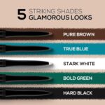 RENEE Pure Brown Kajal Pen with Sharpener |24 Hrs Stay Long Lasting Kohl Pencil |Matte Finish, Rich Color Payoff |Smudge & Water Proof with One Swipe Application Formula - 0.30gm - Image 5