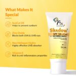 Fixderma Shadow Sunscreen SPF 50+ PA+++ Gel Broad Spectrum Sunscreen For UVA & UVB Protection | Unisex (40 g (Pack of 1), 50,All Skin Sun Protection Factor (SPF) - Image 4