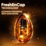 Engage Amber Fresh Underarm Roll On Deo for Men | 72 Hour Sweat & Odour Protection | Advanced Antiperspirant Formula | FreshEncap Technology |Non Sticky | 0% Alcohol | 50ml - Image 4
