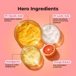 Hula Hoop Foaming 10% De-Tan Body Scrub by Foxtale | Tan Removal & Soft-Smooth Skin | 5% Glycolic Acid, Lactic Acid & Azeloglycine | For Women & Men | All Skin Types | 200g - Image 4