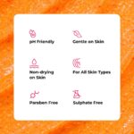 Hula Hoop Foaming 10% De-Tan Body Scrub by Foxtale | Tan Removal & Soft-Smooth Skin | 5% Glycolic Acid, Lactic Acid & Azeloglycine | For Women & Men | All Skin Types | 200g - Image 8