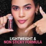 Mila Beauté Gloss Girl Lip Gloss | Enriched With Mango Seed Butter & Hyaluronic Acid | Light Weight & Non-Sticky Formula | Gives Fuller-Lip Effect & Extra Hydration | High Shine Finish - Dont Know, 2.8 ml - Image 4