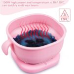 Silicone Wax Heater Portable and Easy-to-Use Electric Silicone Based Folding Waxing Hair Remover Heater Machine Warmer Machine for Waxing for Women Non-Stick Wax Boiler Pot Beans Warmer - Image 3