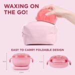 Silicone Wax Heater Portable and Easy-to-Use Electric Silicone Based Folding Waxing Hair Remover Heater Machine Warmer Machine for Waxing for Women Non-Stick Wax Boiler Pot Beans Warmer - Image 4