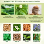 INDUS VALLEY Bio Organic Hair Reborn Aloe Vera Gel With Bhringraj & Walnut Oil For Ultimate Hair Management (175ml) - Image 5