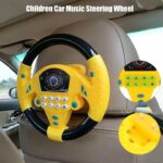 Premium Kids Driving Steering Wheel Funny Interactive Driving Wheel with Music (Steering yellow) - Image 3