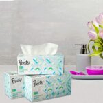 Amazon Brand - Presto! 2 Ply Facial Tissue Box | 600 Pulls | 200 Pulls X 3 Cartons | Highly Absorbent | 100% Natural Virgin Cellulose Fiber - Image 3