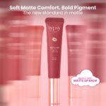 Typsy Beauty Pout Cloud Matte Lip Balm | Blurring Finish, Tinted Lip Balm with Peptides, Ceramides & Vitamin C & E | Rich colour payoff with long-lasting stain I Plum - Mulberry Mochi 05| 8g - Image 3