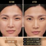 Auric CoverMatte Flawless Finish Hydrating & Long Lasting Liquid Foundation (30ml) with Matte Finish & Optimum Coverage I Paraben Free I Light Tan - Image 3