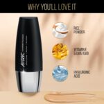 Auric CoverMatte Flawless Finish Hydrating & Long Lasting Liquid Foundation (30ml) with Matte Finish & Optimum Coverage I Paraben Free I Light Tan - Image 4