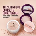 Hilary Rhoda Compact & Loose Powder | Ivory | 2-in-1 Setting Powder for Oil Control & Matte Finish Weightless | Blends Effortlessly | Long-Lasting | Hides Imperfections | for Indian Skintone | (Shade 01) 32g - Image 3
