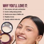 Hilary Rhoda Compact & Loose Powder | Ivory | 2-in-1 Setting Powder for Oil Control & Matte Finish Weightless | Blends Effortlessly | Long-Lasting | Hides Imperfections | for Indian Skintone | (Shade 01) 32g - Image 4