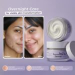 EARTHRAGA 0.5% Retinol Advanced Night Cream for Face, Repairs Wrinkles & Fine Lines, Vitamin E for Firm Skin, Lightweight cream for Glowing Skin, Anti Aging Cream for Women 50g - Image 3