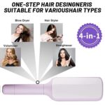 Self Cleaning Hair Brush for Women and Kids, Detangler Comb for Wet or Dry Hair, Anti-Static, Gentle Scalp Massage, for All Hair Types - Image 8