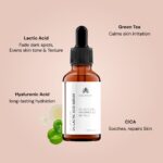 SUGANDA 5% Lactic Acid Face Serum | AHA Exfoliant for Face with Hyaluronic Acid & Green Tea | Gently Exfoliates, Removes Dead Skin Cells, Improves Brightness & Texture | Suitable for All Skin Types | 30ml - Image 4