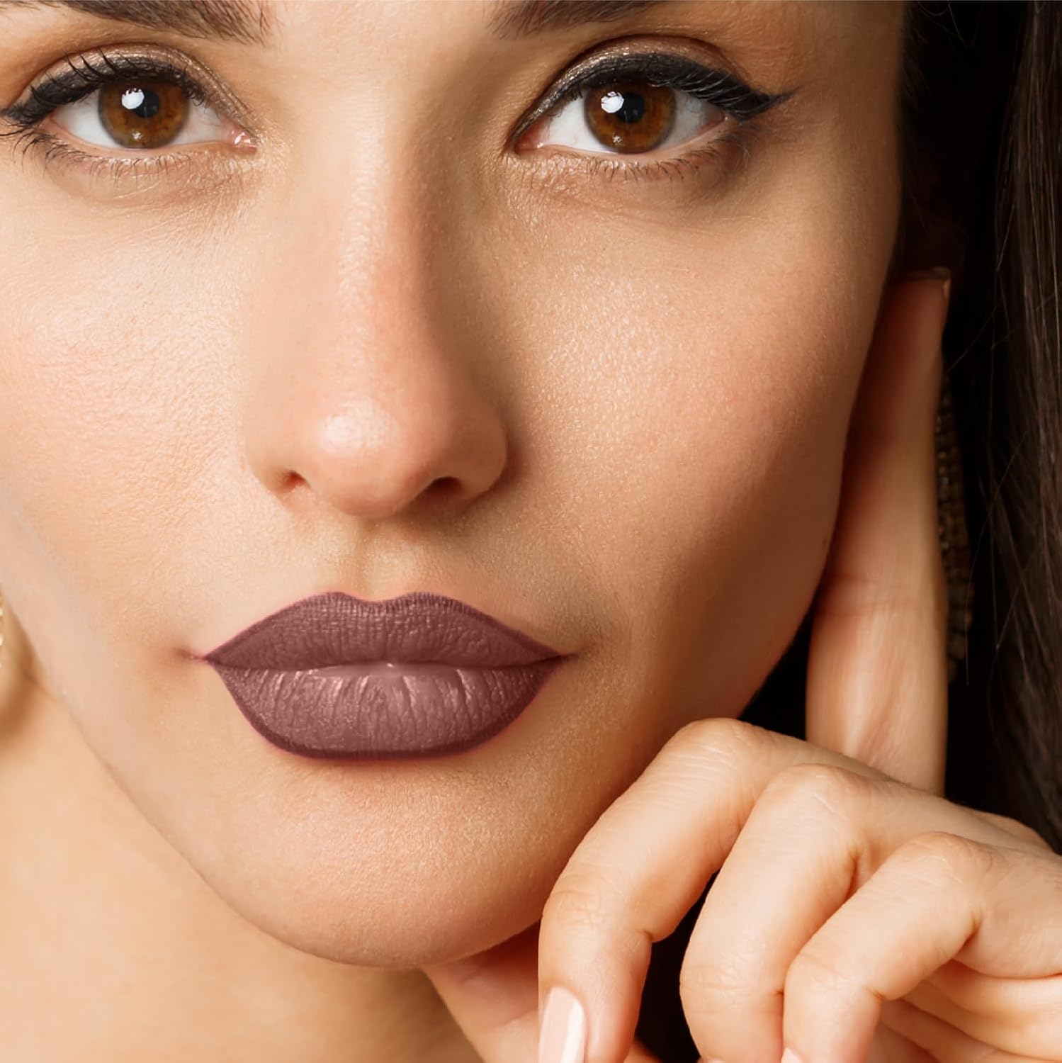 MARY JO K Matte Lip Pencil | Bold Definition | Creamy Matte Formula | Intense Color Payoff | Long-Lasting Wear | Precision Tip | Castor Oil | 1.5g | 33 Saddle Brown - Image 4