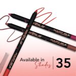 MARY JO K Matte Lip Pencil | Bold Definition | Creamy Matte Formula | Intense Color Payoff | Long-Lasting Wear | Precision Tip | Castor Oil | 1.5g | 33 Saddle Brown - Image 6