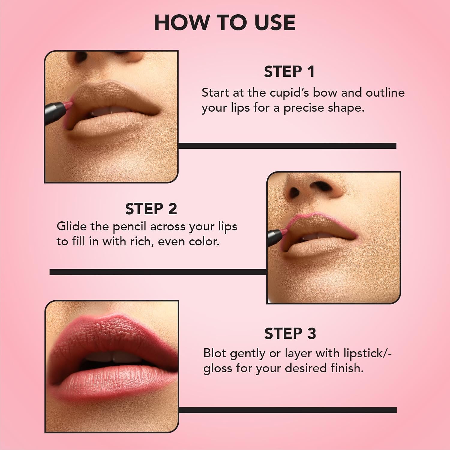 MARY JO K Matte Lip Pencil | Bold Definition | Creamy Matte Formula | Intense Color Payoff | Long-Lasting Wear | Precision Tip | Castor Oil | 1.5g | 33 Saddle Brown - Image 8