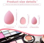 14 Pcs Makeup Sponges Set With Storage Case, Latex Free Flawless Soft Setting, Beauty Blender Sponge Suitable for Liquid, Cream and Powder - Multicolored - Image 6