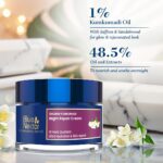 Blue Nectar Kumkumadi Night Cream for Women for Glowing Skin | Kumkumadi Face Cream for Night Repair, Ultra Hydration & Skin Brightening for Oily & Dry Skin (16 Herbs, 50g) - Image 3