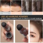Hairline Powder Stick for Men & Women | Waterproof Root Touch Up Powder for Grey & Thinning Hair | 3-in-1 Hairline Concealer, Eyebrow & Scalp Filler | Instant Natural Coverage, Long Lasting | Black - Image 5