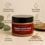 MS MAGIC SECRET "Moroccan Tebrima Body Mask – 100% Natural Herbal Skin Brightening & Detoxifying Treatment | Deep Cleansing,Improves Tan, Anti-Blemish & Glowing Skin Care for Face & Body 100 grams - Image 4