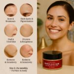 MS MAGIC SECRET "Moroccan Tebrima Body Mask – 100% Natural Herbal Skin Brightening & Detoxifying Treatment | Deep Cleansing,Improves Tan, Anti-Blemish & Glowing Skin Care for Face & Body 100 grams - Image 8