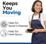 Gel Heel cups Silicone Heel Pad for Heel Ankle Pain, Heel Spur Shoe Support Pad for Men and Women Shock Cushion Pad for Heels - Image 3