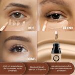 Colors Queen Conceal & Reveal Liquid Concealer – 11 Umber, 6g | Lightweight, Long Lasting & Easily Blendable with Matte Finish | Waterproof Liquid Concealer for Women with Jojoba Seed Oil - Image 5