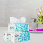 Amazon Brand - Presto! 2 Ply Facial Tissue Box | 600 Pulls | 200 Pulls X 3 Cartons | Soft And Highly Absorbent | 100% Natural Virgin Cellulose Fiber - Image 3