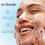 Daily Face Cleanser 100ml | Hydrating Face Wash With 2% Niacinamide, Hyaluronic Acid & Aloe Vera | Gentle Cleanser For Acne Prone Sensitive Skin | Deep Cleansing Face Wash For Oily Dry Skin Women Men - Image 3