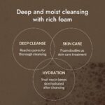 MIZON Snail Repairing Foam Cleanser, Mild and Soft Face Cleanser for Pores and Blackheads, Moisturizing Formula with Snail Filtrate and Soft Bubbles, Korean Makeup Remover (60ml) - Image 3