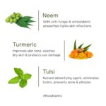 Roop Mantra Neem Face Wash 115ml, Pack of 4, Purifying Neem Facewash for Acne & Pimples, Anti Bacterial Face Wash - Image 3