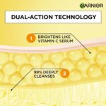 Garnier Bright Complete Serum Cleanser 150gm | Deep Cleansing Face Wash with Vitamin C for Brighter, Radiant Skin - Image 8