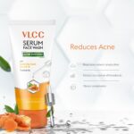VLCC Salicylic Acid & Turmeric Serum Facewash - 150 ml to Reduce Acne for AM | with Free Hyaluronic Acid & Aloe Vera Serum Facewash - 150 ml to Strengthen Skin Barrier for PM (B1G1) - Image 3