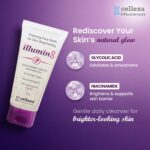 illumin8 Face Wash - Niacinamide 2% & Glycolic Acid 1.4% Brightening Cleanser | Gentle Exfoliating Beads for Oil Control & Acne | Removes Dead Skin | All Skin Types | 50g (3) - Image 4