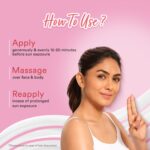 Lacto Calamine Dewy Sunscreen SPF 50 PA+++ | 50g | Water Resistant, No White Cast, UVA & UVB Protection | Sunscreen SPF50 + Primer | Acai Berries, Niacinamide & Watermelon | Dermatologically Tested - Image 7