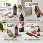 Rose Water 200ml by Naturevibe Botanicals 100% Pure Natural Gulab Jal for Face, Skin & Hair | Hydrating Facial Toner & Face Mist | Refreshing Mist for Glowing Skin | Suitable for All Skin Types - Image 3