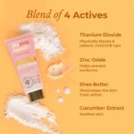 The Pink Foundry Matte Moisturising Mineral Tinted Sunscreen 50 g | SPF 30 PA+++ Broad Spectrum UVA UVB Protection | Zinc Oxide & Shea Butter | for Oily, Sensitive & all skin, Beige - Image 3