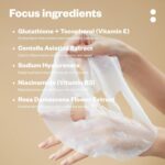 Justhuman Peace Mask, Made in Korea, Neurocosmetic Restorative Sheet Mask for Calming, Hydrating & Brightening Skin | Glutathione + Niacinamide + Centella | Vegan & Cruelty-Free | Pack of 8 - Image 3