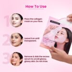 Swiss Beauty Care Youth-Full Collagen Boost Mask | Glass-Skin In 2 Hours | With Collagen & 17 Amino Acids | Plumps & Hydrates | 34g - Image 7