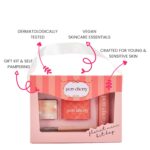 4 PCS Organic Makeup Kit for Kids, Preteens & Teen Girls | 100% Natural & Skin Friendly | Includes Eye & Cheek Highlighter, Lip & Cheek Tint, Lip Oil, Brush (Floret Kit, Assorted Colour) - Image 2