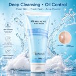 Anti Acne Face Wash with Salicylic Acid & Tea Tree Oil – Oil Control Deep Cleansing Cleanser | Helps Reduce Pimples & Acne | Brightening & Hydrating Formula for Oily, Acne-Prone Skin | For Men & Women | 100ml - Image 2