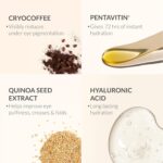 AreoVeda Under Eye Cream with Cooling Massage Roller | Under Eye Roll On with Quinoa for Dark Circles, Puffiness & Fine Lines | Pregnancy-Safe | 10 ml - Image 2