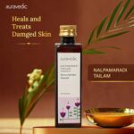 Auravedic Nalpamaradi Thailam for Face Body oil after bath for daily use 100 ml Nalpamaradi oil for Skin Brightening Pigmentation DeTan For Men Women - Image 2