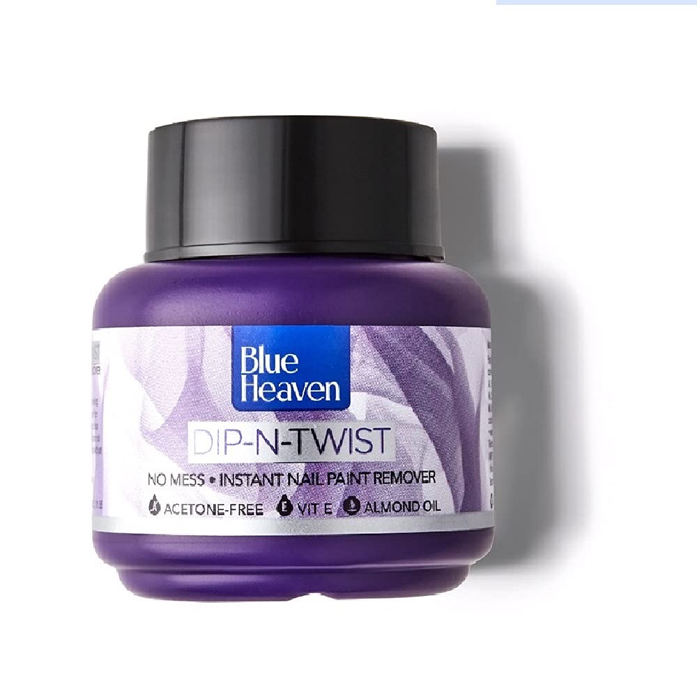 Blue Heaven Dip & Twist Nail Polish Remover, Infused with perfume